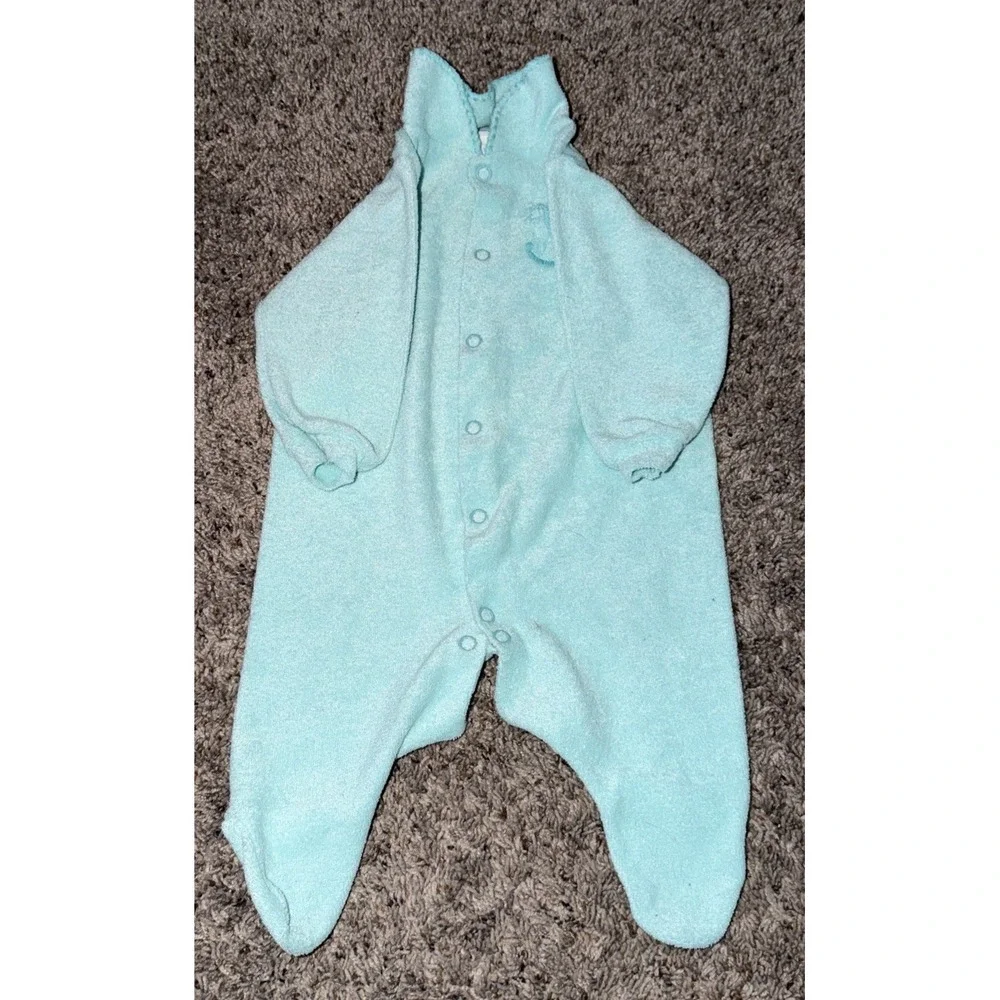 Vintage Carter's TerryCloth Baby Boys Sleeper w/ Rocking Horse Small‎ 0-3 Months